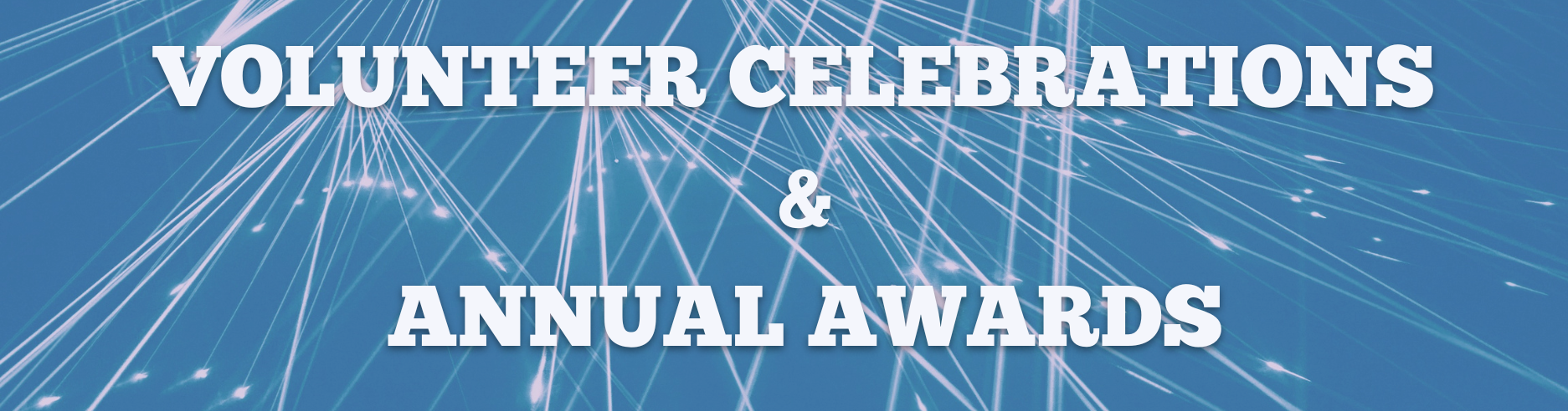 New banner for Volunteer Appreciation page