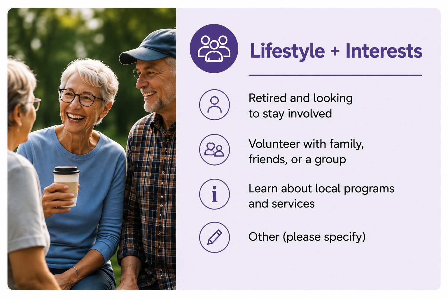 Lifestyle + Interests